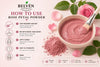Rose petal powder