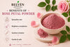 Rose petal powder