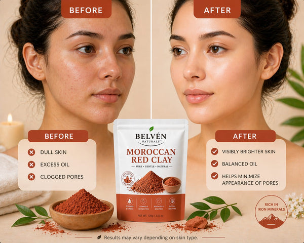 Moroccan red clay