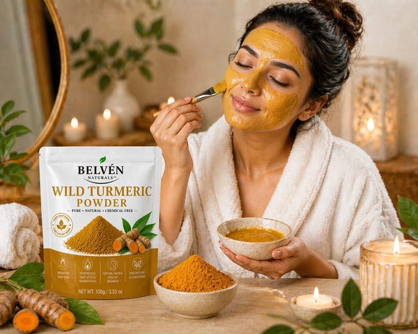 Wild turmeric powder