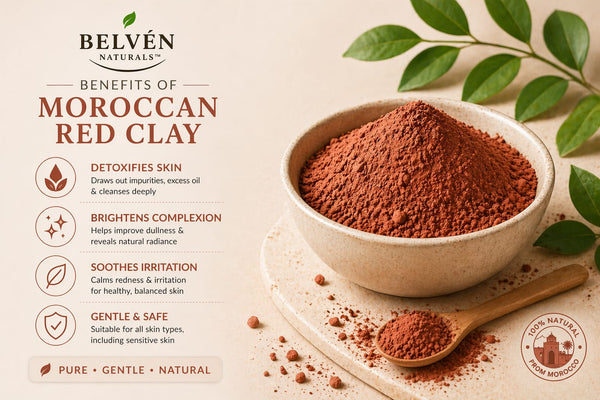 Moroccan red clay