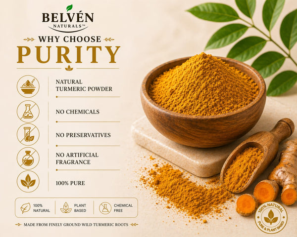 Wild turmeric powder