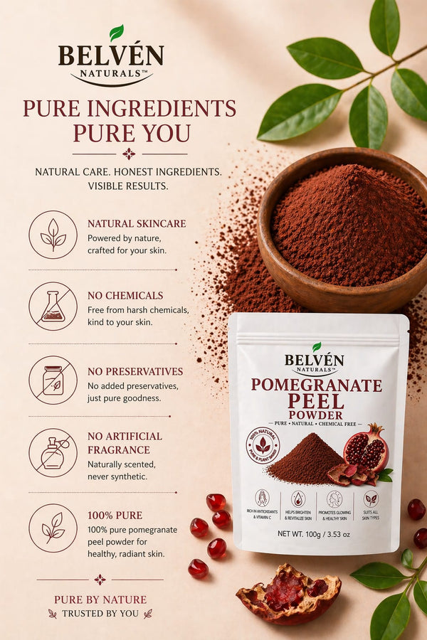 Pomegrante peel powder
