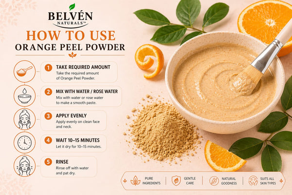 Orange peel powder