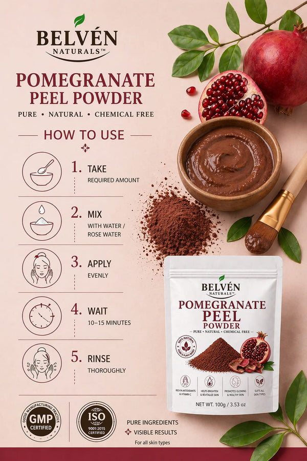 Pomegrante peel powder