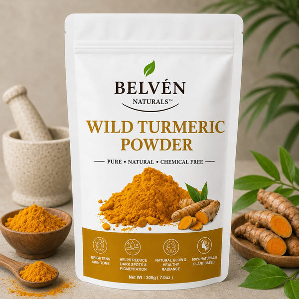 Wild turmeric powder